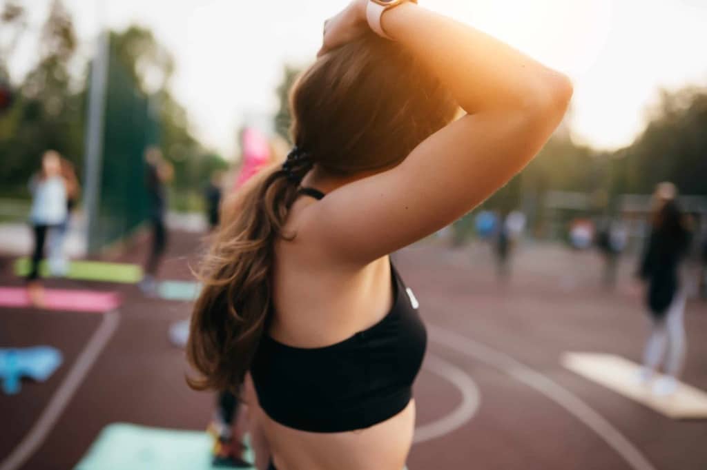 Frau beim Sport